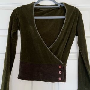 Long Sleeve Wrap Top